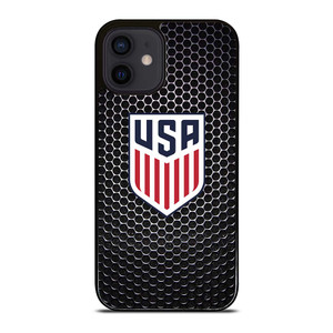 USA SOCCER LOGO CARBON iPhone 12 Mini Case Cover