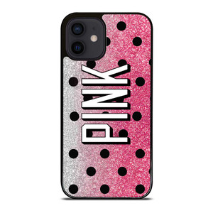 VICTORIA'S SECRET PINK LOGO SPARKLE iPhone 12 Mini Case Cover
