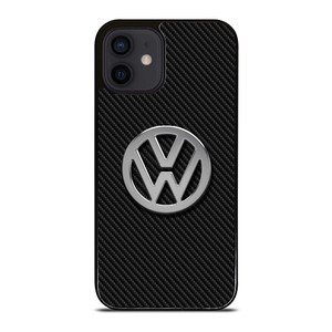 VW VOLKSWAGEN METAL CARBON LOGO iPhone 12 Mini Case Cover