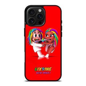 6IX9INE X NICKI MINAJ CARTOON iPhone 16 Pro Max Case Cover