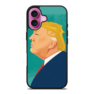 DONALD TRUMP HAIR TRIGGER iPhone 16 Plus Case Cover