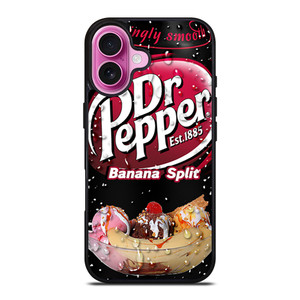 DR PEPPER BANANA SPLIT BOTTLE iPhone 16 Plus Case Cover