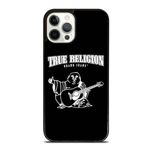 BIG BUDDHA TRUE RELIGION BLACK iPhone 12 Pro Case Cover