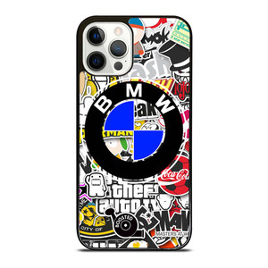 BMW STICKER BOMB iPhone 12 Pro Case Cover