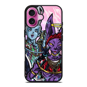 DRAGON BALL SUPER WHIS AND BEERUS STYLE iPhone 16 Plus Case Cover