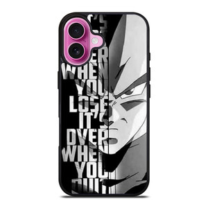 DRAGON BALL VEGETA QUOTE iPhone 16 Plus Case Cover DRAGON BALL VEGETA QUOTE iPhone 16 Plus Case Cover