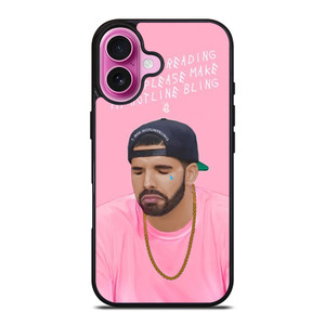 DRAKE PINK HOTLINE BLINK iPhone 16 Plus Case Cover