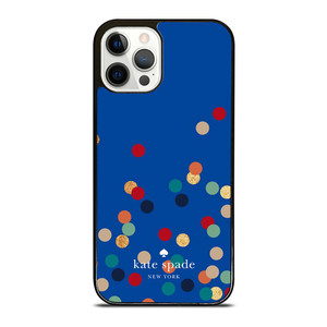 KATE SPADE NEW YORK LOGO SPARKLE POLKADOTS ICON iPhone 12 Pro Case Cover