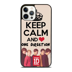 KEEP CALM AND LOVE ONE DIRECTION iPhone 12 Pro Case Cover
