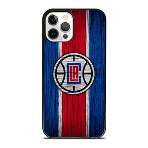LOS ANGELES CLIPPERS WOOD LOGO iPhone 12 Pro Case Cover
