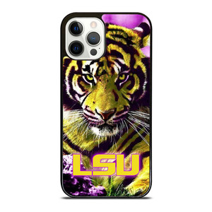 LSU TIGERS LOUISIANA STATE UNIVERSITY FOOTBALL LOGO iPhone 12 Pro Case Cover