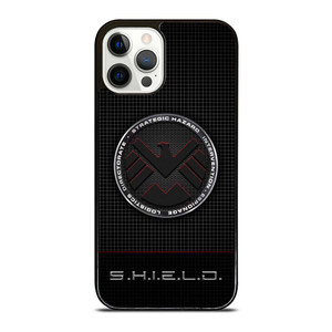 MARVEL AGENTS OF SHIELD LOGO METAL iPhone 12 Pro Case Cover