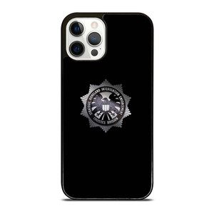 MARVEL AGENTS OF SHIELD METAL LOGO iPhone 12 Pro Case Cover