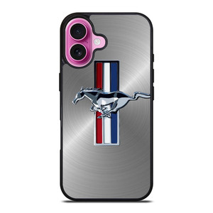 FORD MUSTANG METAL EMBLEM LOGO iPhone 16 Plus Case Cover