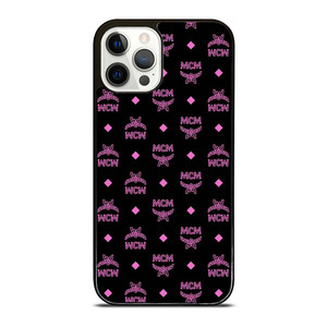 MCM WORLD LOGO BLACK PINK ICON iPhone 12 Pro Case Cover