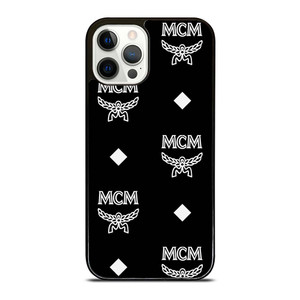 MCM WORLDWIDE LOGO BLACK iPhone 12 Pro Case Cover