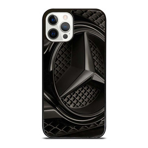 MERCEDES BENZ LOGO BLACK EMBLEM iPhone 12 Pro Case Cover