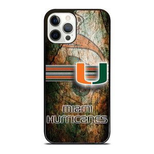 MIAMI HURRICANES LOGO NFL iPhone 12 Pro Case Cover