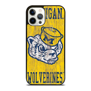 MICHIGAN WOLVERINES FOOTBALL UNIVERSITY ICON iPhone 12 Pro Case Cover