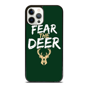 MILWAUKEE BUCKS LOGO BASEBALL FEAR THE DEER iPhone 12 Pro Case Cover