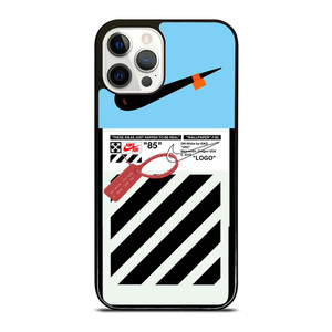 NIKE AIR JORDAN OFF WHITE BLUE WHITE iPhone 12 Pro Case Cover