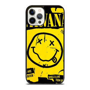 NIRVANA ROCK BAND SMILEY iPhone 12 Pro Case Cover