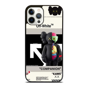 OFF WHITE KAWS COMPANION iPhone 12 Pro Case Cover