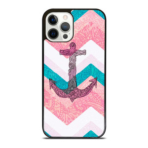PAISLEY TRIBAL NAUTICAL ANCHOR iPhone 12 Pro Case Cover