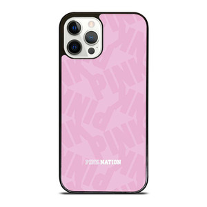 PINK NATION VICTORIA'S SECRET LOGO ICON iPhone 12 Pro Case Cover