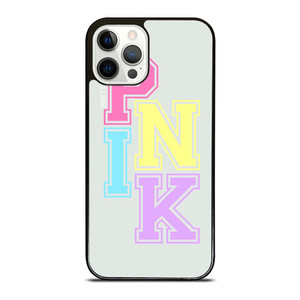 PINK NATION VICTORIA'S SECRET LOGO PRETTY IN ICON iPhone 12 Pro Case Cover