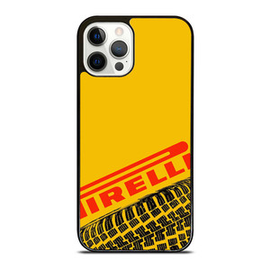 PIRELLI TIRE LOGO YELLOW iPhone 12 Pro Case Cover