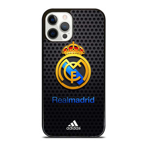 REAL MADRID FC METAL LOGO iPhone 12 Pro Case Cover