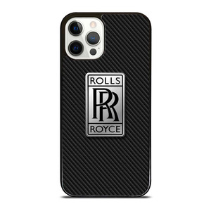 ROLLS ROYCE CAR LOGO CARBON iPhone 12 Pro Case Cover