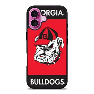 GEORGIA BULLDOGS UGA 3 iPhone 16 Plus Case Cover