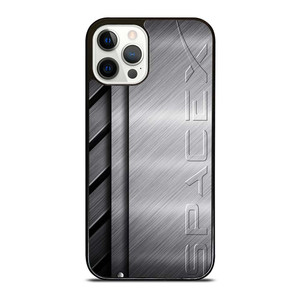 SPACE X LOGO METAL PLATE iPhone 12 Pro Case Cover