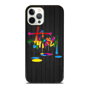 STUSSY PAINT LOGO iPhone 12 Pro Case Cover