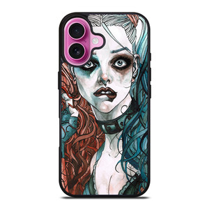 HARLEY QUINN ART iPhone 16 Plus Case Cover
