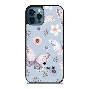 KATE SPADE NEW YORK LOGO BUTTERFLY PATTERN iPhone 12 Pro Max Case Cover
