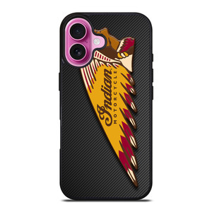 INDIAN MOTOR CYCLE CARBON LOGO iPhone 16 Plus Case Cover INDIAN MOTOR CYCLE CARBON LOGO iPhone 16 Plus Case Cover