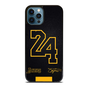 KOBE BRYANT BLACK MAMBA 24 SIGNATURE iPhone 12 Pro Max Case Cover
