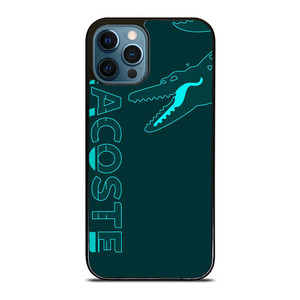 LACOSTE CROC LOGO GREEN iPhone 12 Pro Max Case Cover