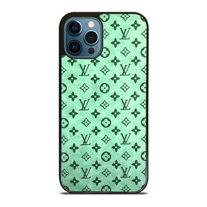 LOUIS VUITTON LOGO GREEN ICON PATTERN iPhone 12 Pro Max Case Cover
