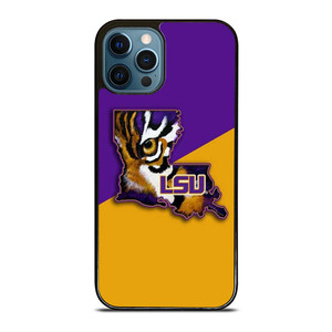 LSU TIGERS LOUISIANA STATE UNIVERSITY FOOTBALL ICON iPhone 12 Pro Max Case Cover