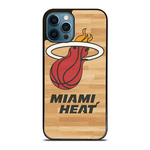 MIAMI HEAT LOGO WOODEN iPhone 12 Pro Max Case Cover