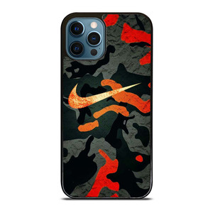 NIKE LOGO COLORFUL CAMO iPhone 12 Pro Max Case Cover