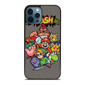 NINTENDO GAME CHARACTER SUPER SMASH BROSS AND FRIENDS iPhone 12 Pro Max Case Cover