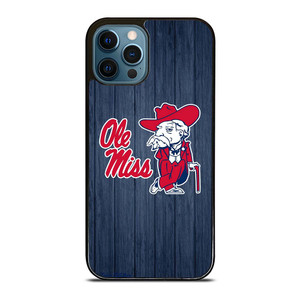 OLE MISS WOODEN LOGO iPhone 12 Pro Max Case Cover