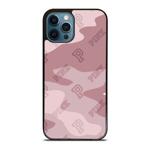 PINK NATION VICTORIA'S SECRET LOGO ICON CAMO iPhone 12 Pro Max Case Cover