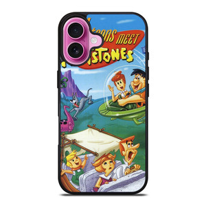 JETSONS MEET FLINTSTONES iPhone 16 Plus Case Cover JETSONS MEET FLINTSTONES iPhone 16 Plus Case Cover