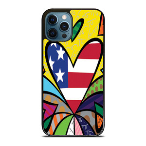 ROMERO BRITTO LOVE NEW 2 iPhone 12 Pro Max Case Cover